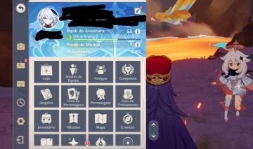 Conta genshin ar55 com furina assinatura, neffer assinatura e outros 5 estrelas