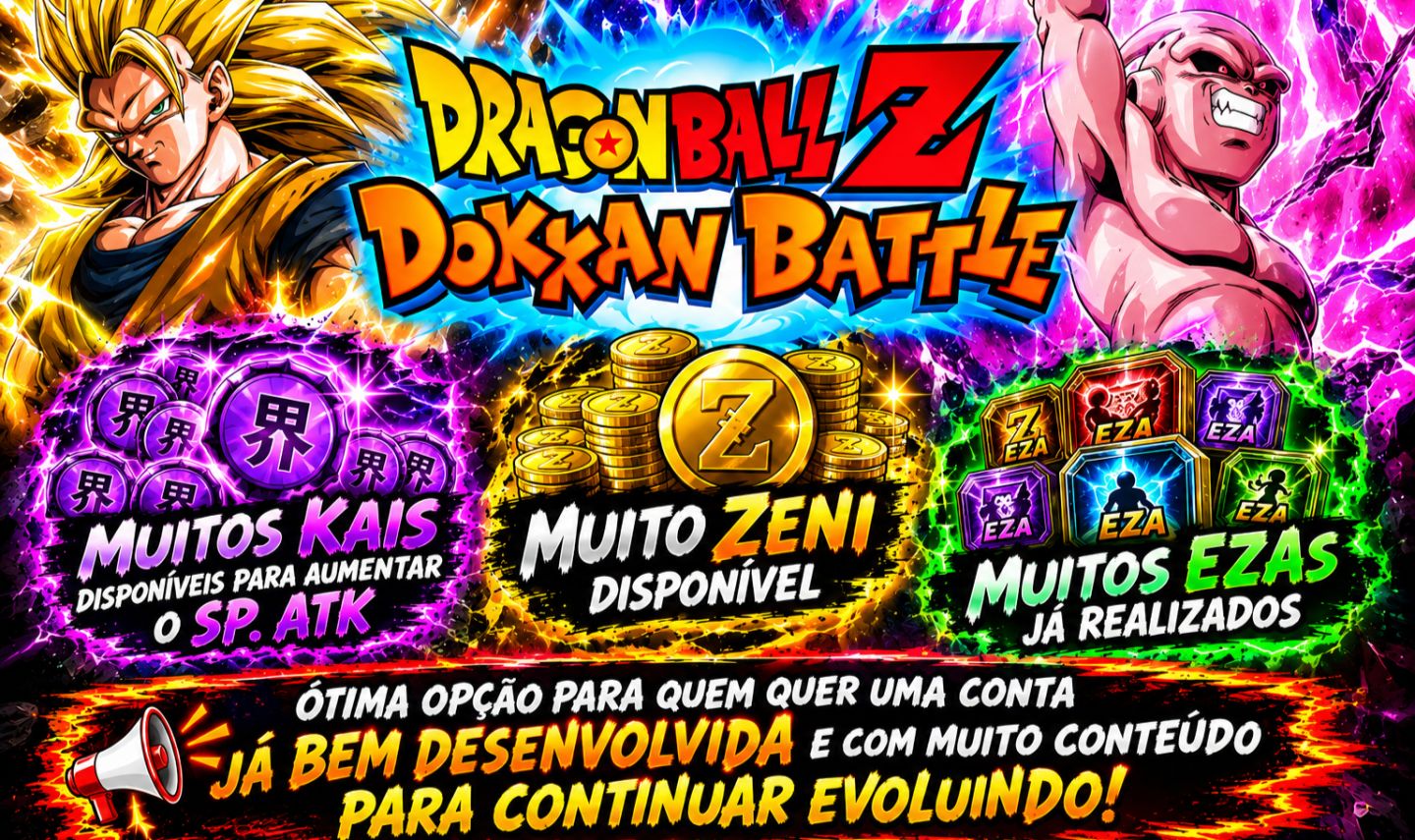 DOKKAN BATTLE - 7.5K DE DS + TODOS PERSONAGENS GDC 2026 + MUITOS KAIS, ZENI E +!