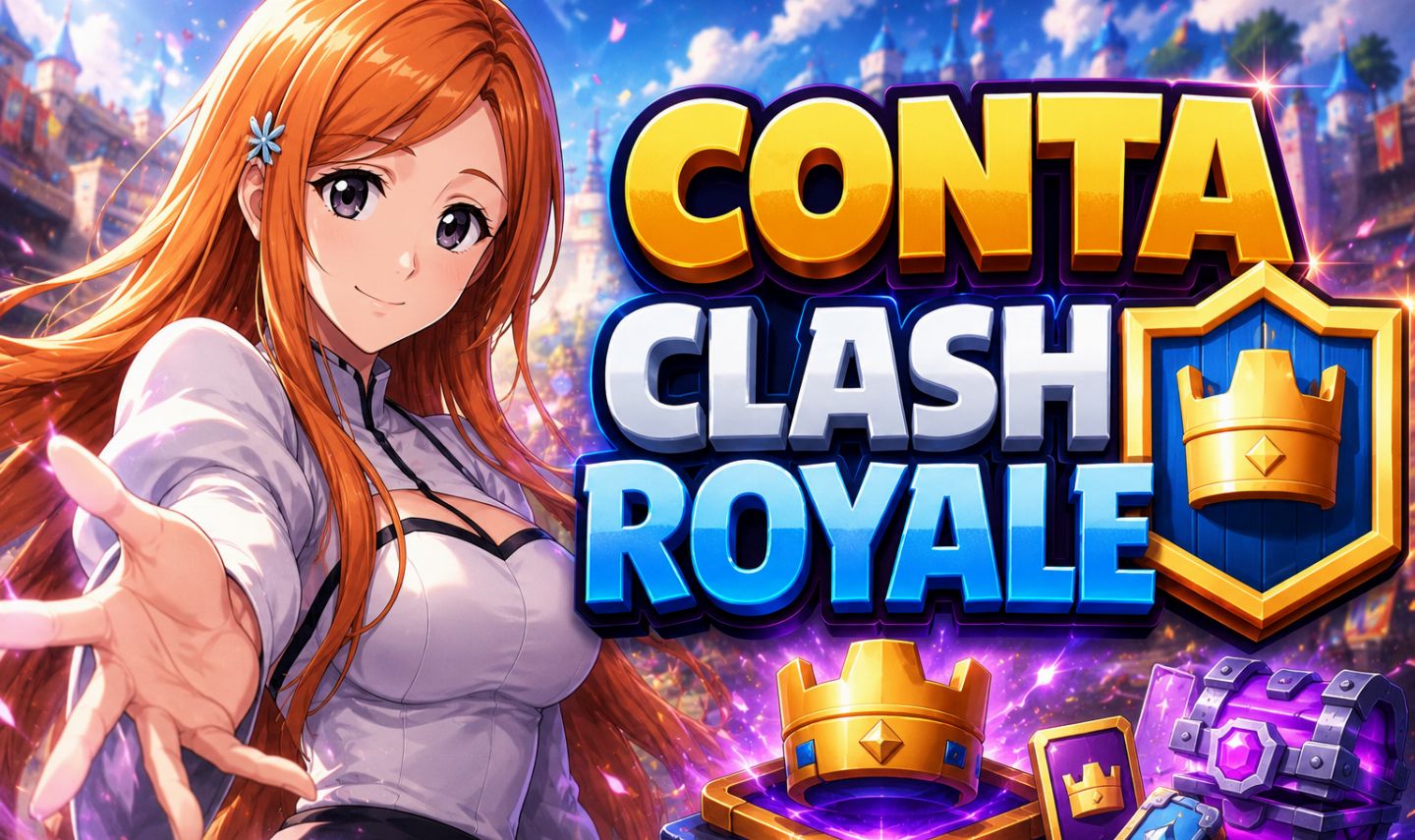 CONTA CLASH ROYALE (ARENA 13)