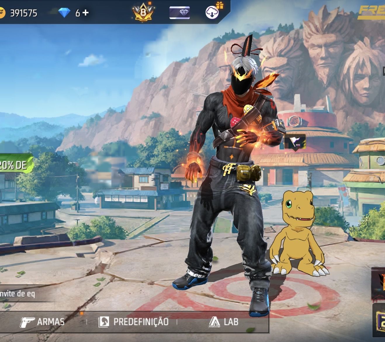 Conta prime 8 raiz ff