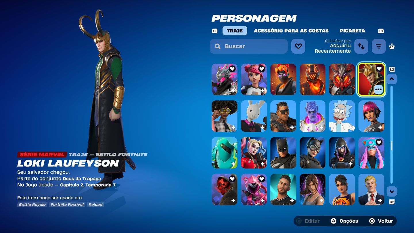 Conta OG Fortnite, Salve o Mundo fundador, pode acessar em todas as plataformas.