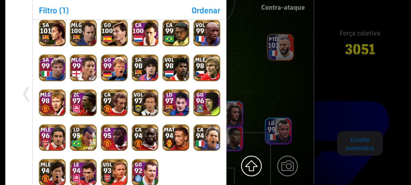 Super conta de colecionador efootball