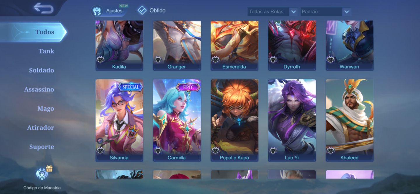 Conta móbile Legends,boa p n começar do zero e tbm n ter nd