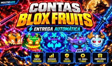 BLOX FRUITS | LV2800 | RAÇA V4 FULL | GODHUMAN | MÍTICAS | ENTREGA AUTOMÁTICA