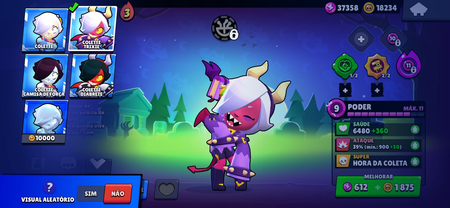 Conta main fang com skin fang furioso e fang midorya