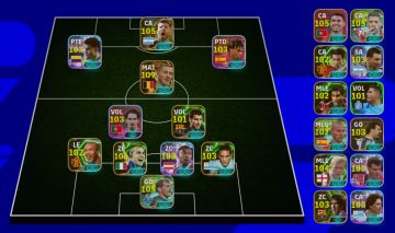 Conta efootball 3220 de força, hazard 109 e muito mais.