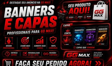 Banner e Capa Personalizados | Destaque na GGMAX