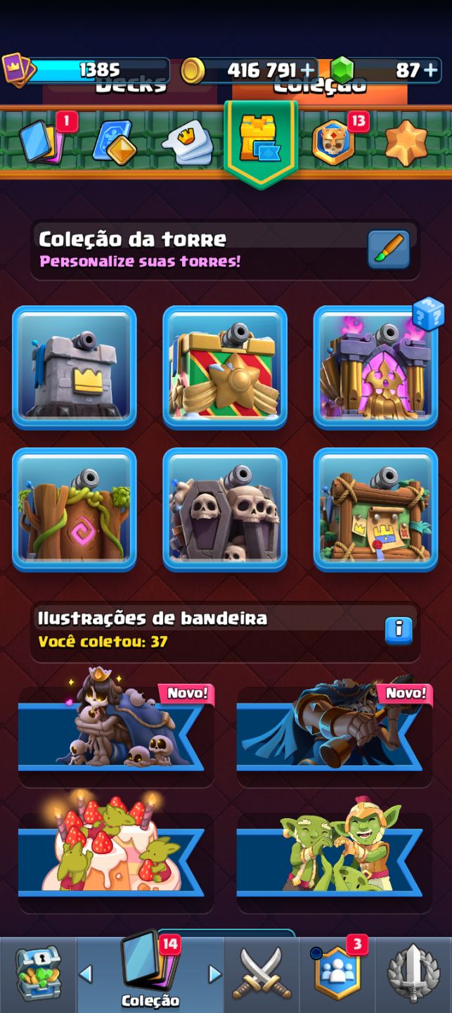 Conta De Clash Royale: Conta Rara