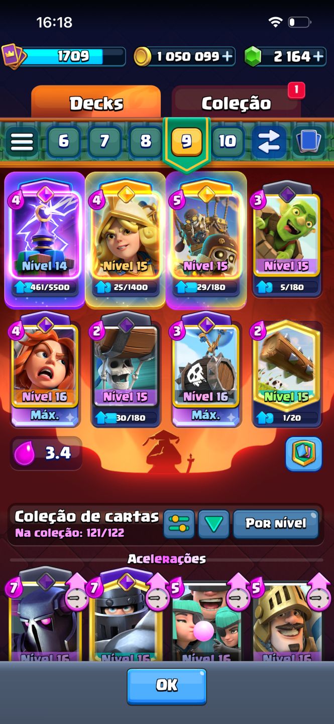 Conta Clash Royale Profissional muito Rara