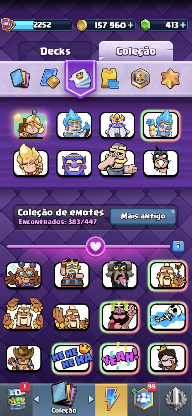 Conta Clash Royale Full 16