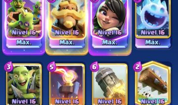 Conta Clash Royale Lvl 16 - 1 deck full 16 e mais algumas cartas