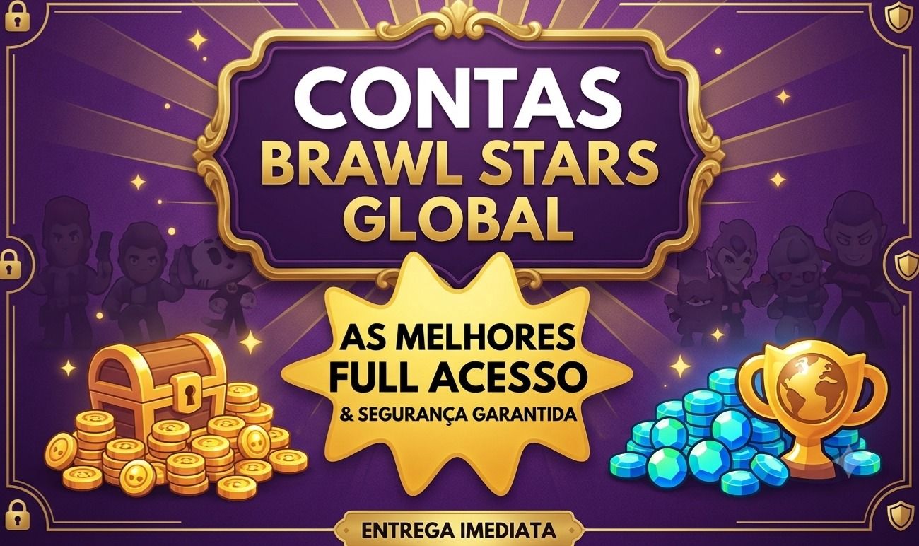 AS MELHORES CONTAS DE BRAWL STARS | FULL ACESSO & SEGURANÇA GARANTIDA GLOBAL