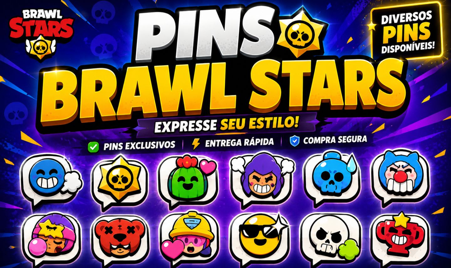 Absolutamente TODOS os pins, spray e recompensas exclusivos do Brawl Stars