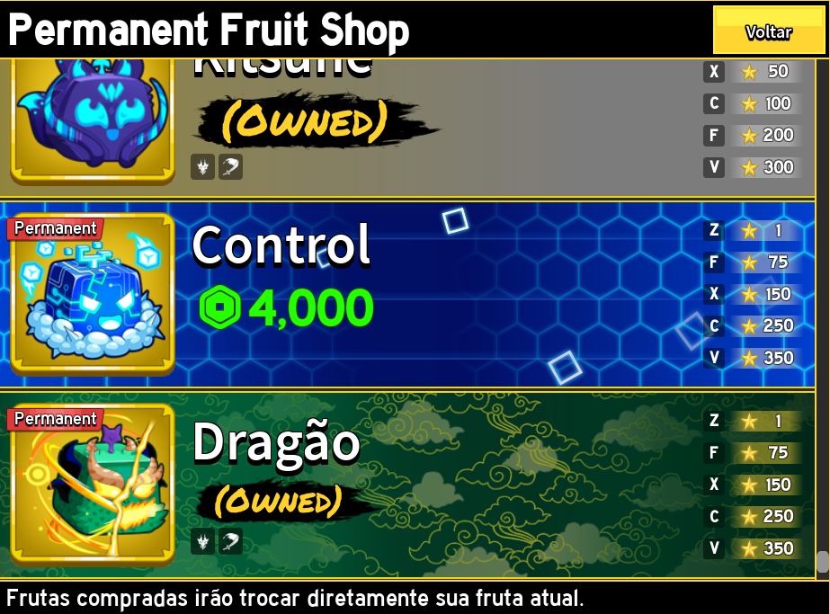 Conta Upada Em - Blox Fruits, All Stars e+
