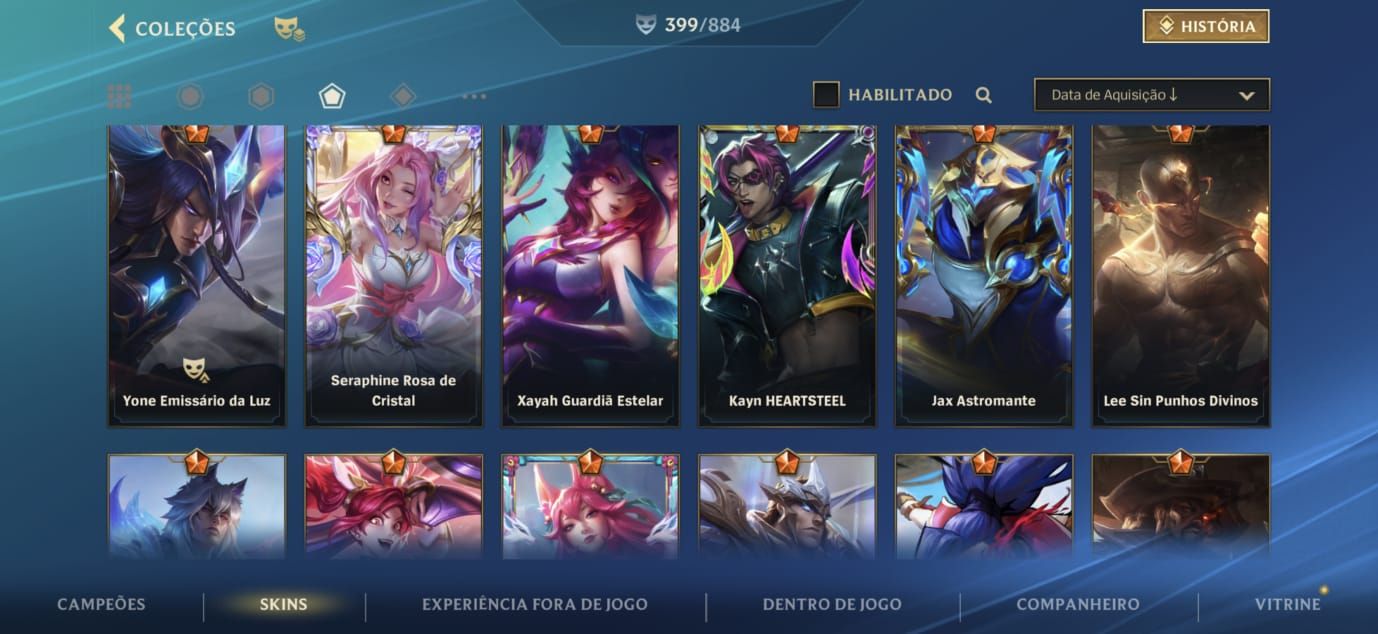 CONTA WILD RIFT TOP 1 GWEN MONARCA E LENDA 400 SKINS MUITO RARA