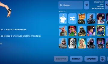 Conta de fortnite com 60 skin