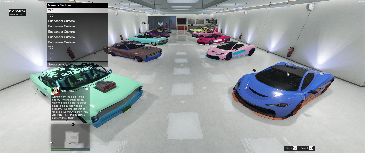 Conta GTA 5 PC | Rank 333 200M + 300M | Desbloqueios + 20 carros Modded + trajes