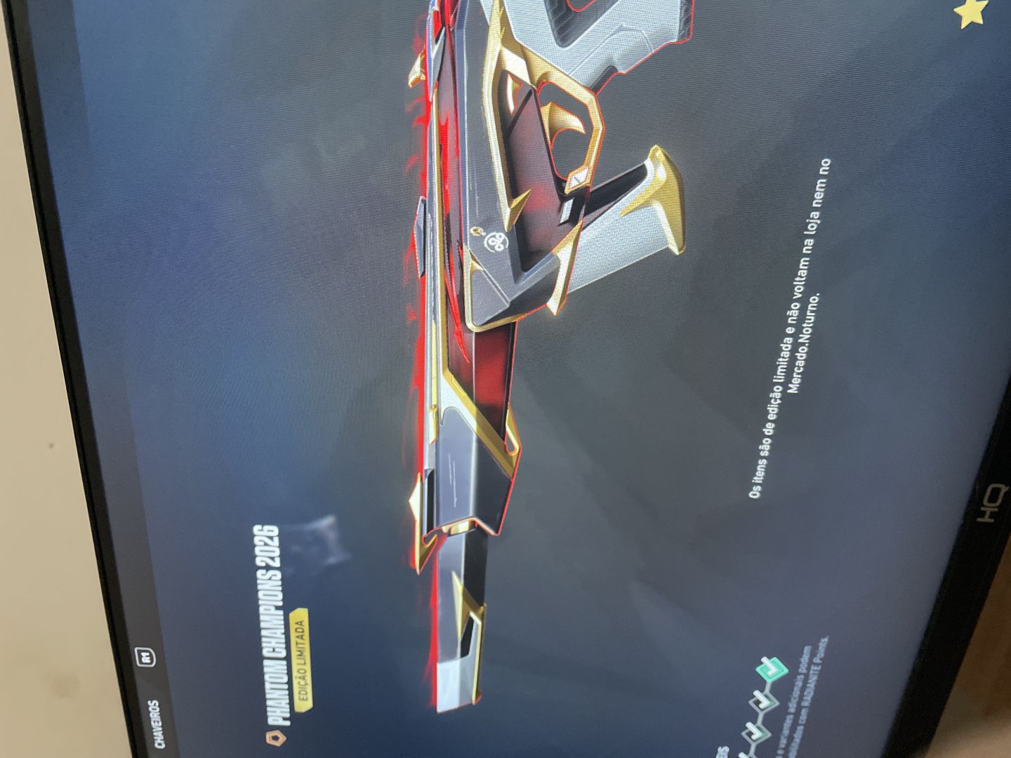 Conta valorant com bundle champions 2026 completo e algumas skins extras!!