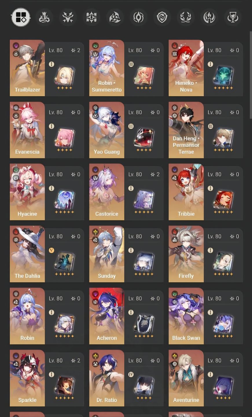 Continha top de Honkai disponível