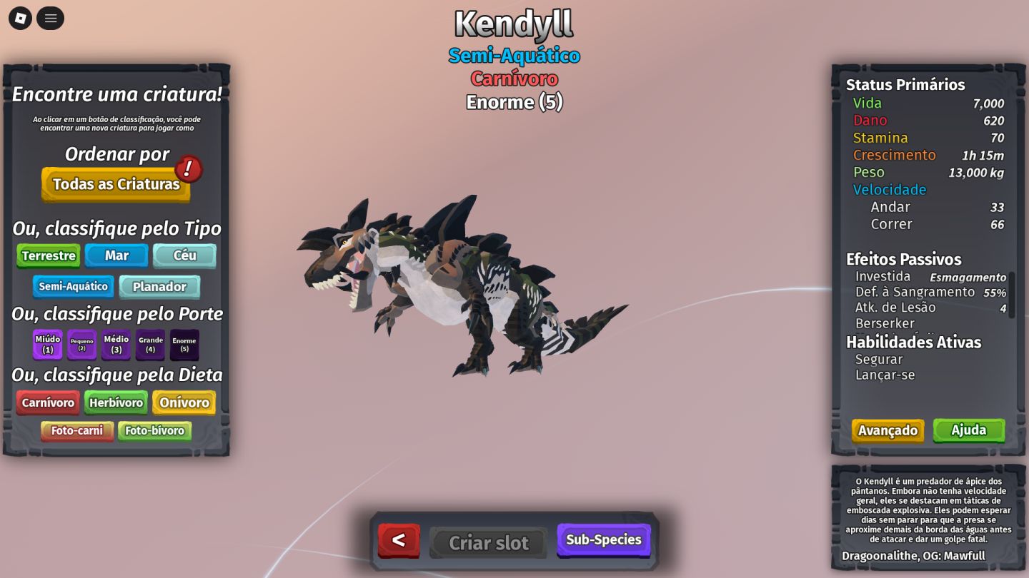 Creatures of sonaria kendyll