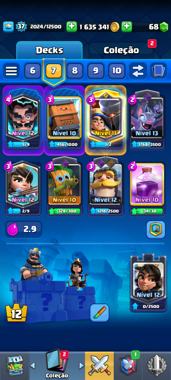 CONTA DE CLASH ROYALE MUITO BOA