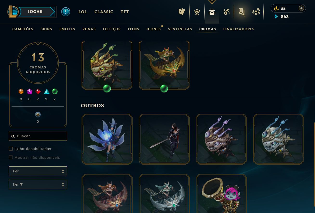 [ACESSO IMEDIATO] Ouro IV 60pdl 1/0 em MD5 77 Skins