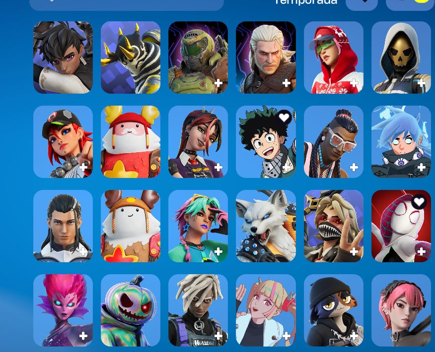 Conta fortnite /300+skins/picaretas 300+/emotes300+/ gliders300+