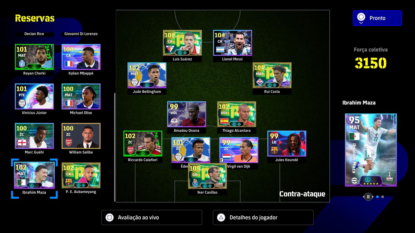 Conta EFOOTBALL PS5/PS4/PSN
