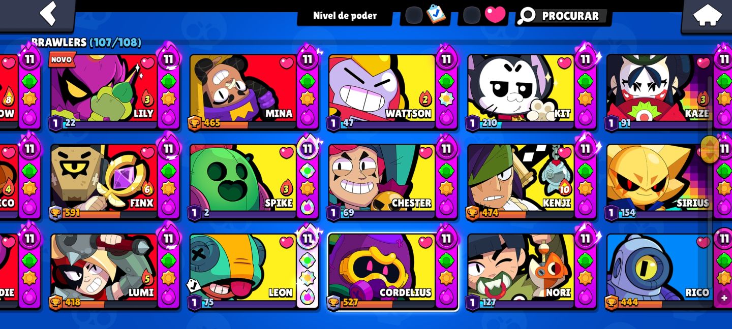 CONTA BRAWL STARS 59K, SOLAR I, LENDÁRIA!