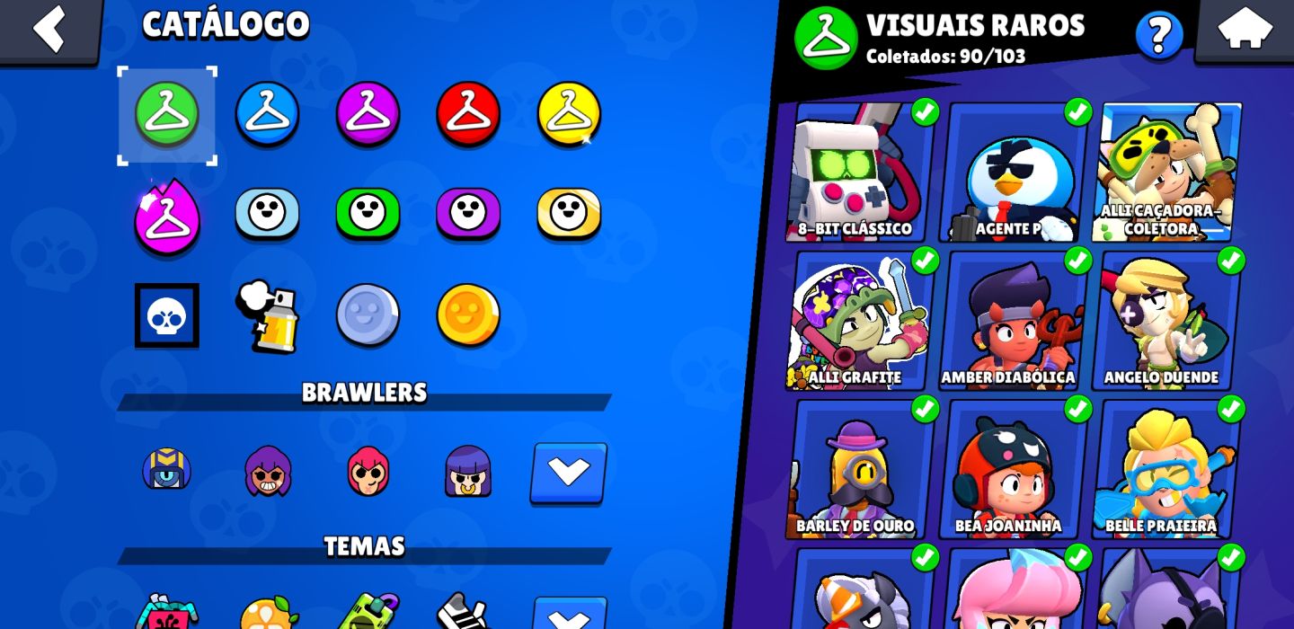 CONTA BRAWL STARS 45K TROFEUS/TODOS OS BRAWLERS