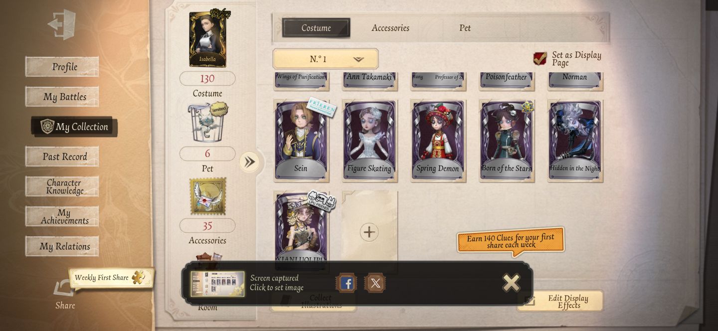 Conta Idv com Isabella, Nie Moli e etc
