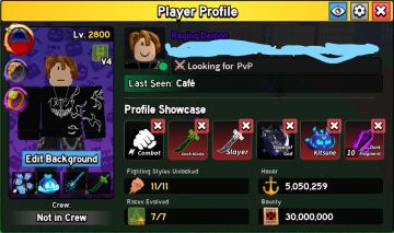 CONTA DE BLOX FRUITS COMPLETINHA COM DIVERSAS GAMEPASS