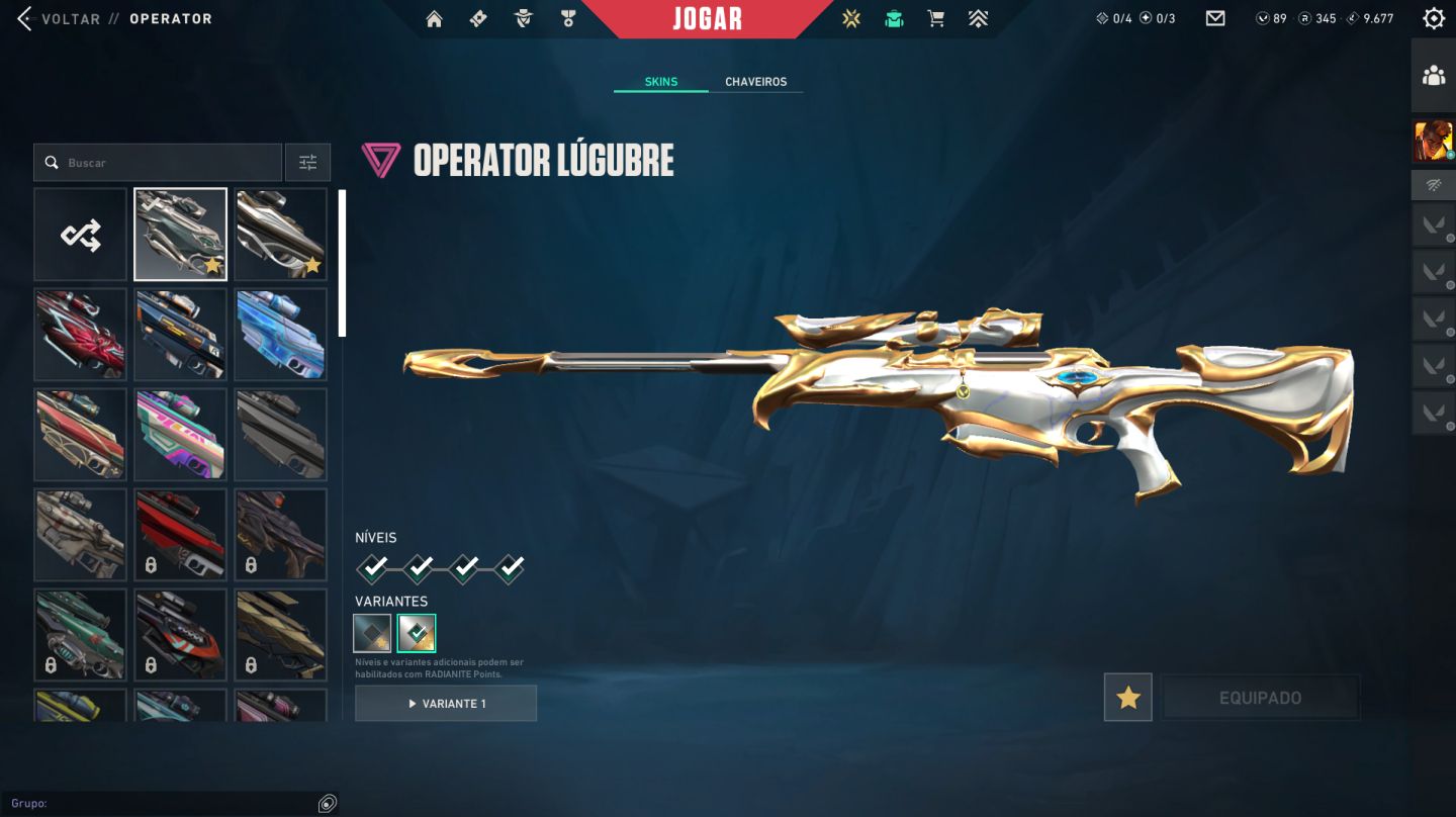 Conta Valorant | 3 Skins do champions +192 SKINS | Dima3 | Lvl338 | 4K investido