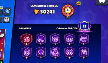 Conta 50 mil troféus brawl stars