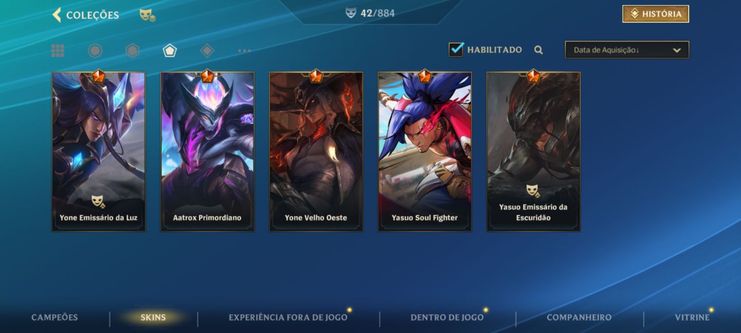 CONTA WILD RIFT MESTRE II | MONO YASUO + YONE