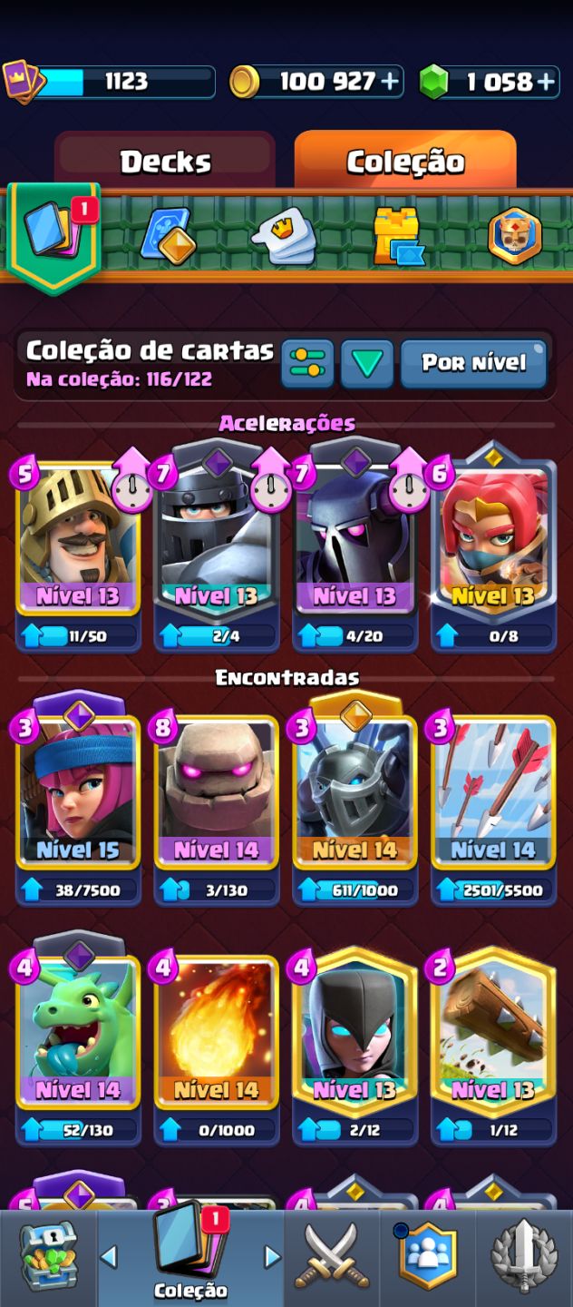 CONTA CLASH ROYALE, MUITO BOA PARA QUEM QUER COMEÇAR A JOGAR.
