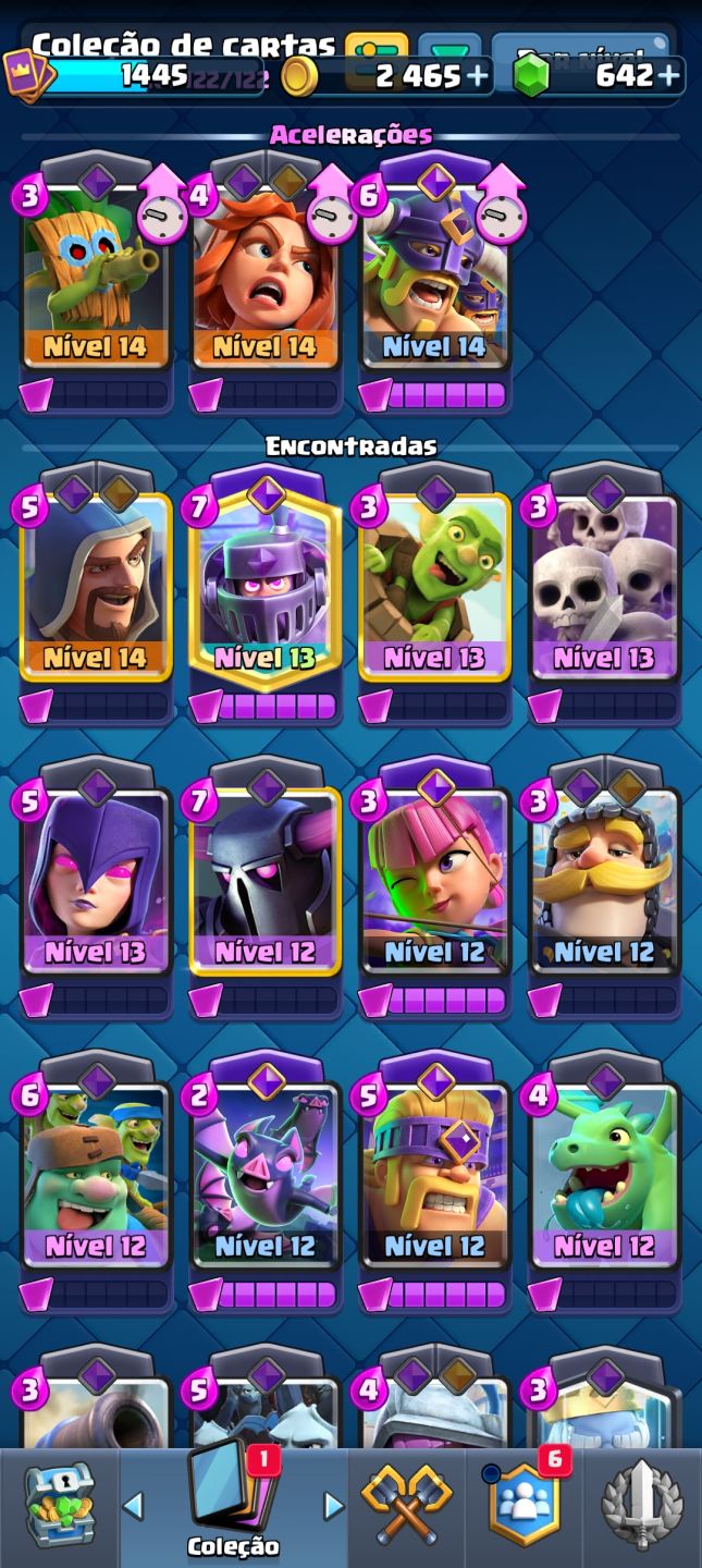 CONTA CLASH ROYALE ARENA 21