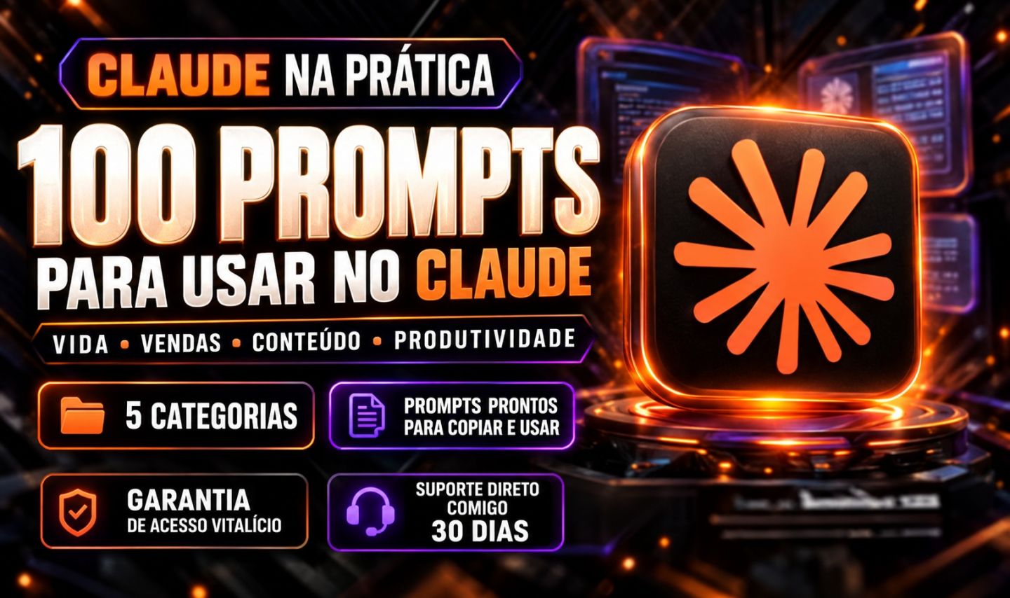 100 PROMPTS PARA CLAUDE | Sites, Vendas, Conteúdo e Produtividade