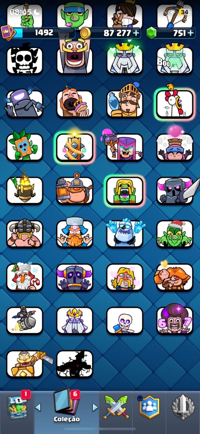 CONTA CLASH ROYALE 9600 TROFÉUS!
