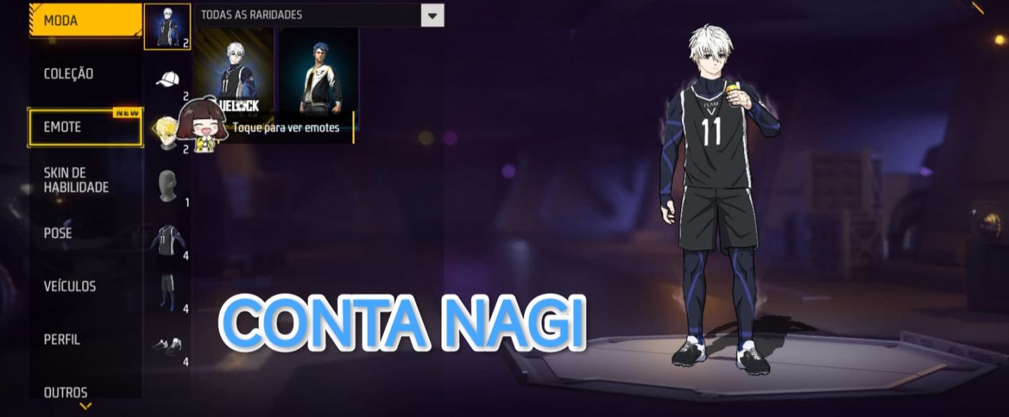 CONTAS FREE FIRE: SASUKE | NARUTO | PROMOÇÃO - ENTREGA AUTOMÁTICA