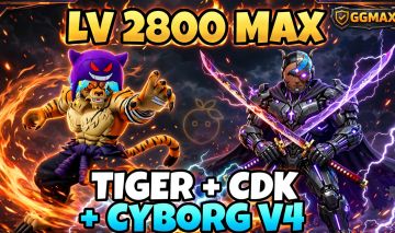 BLOX FRUITS LV 2800 MAX | TIGER 302 + CDK | 17M + 23K FRAG