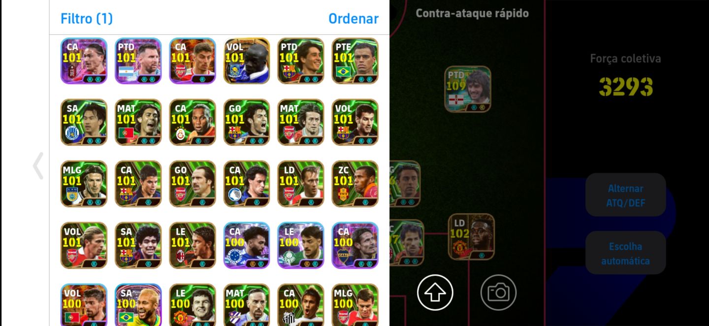 Conta EFOOTBALL extremamente boa