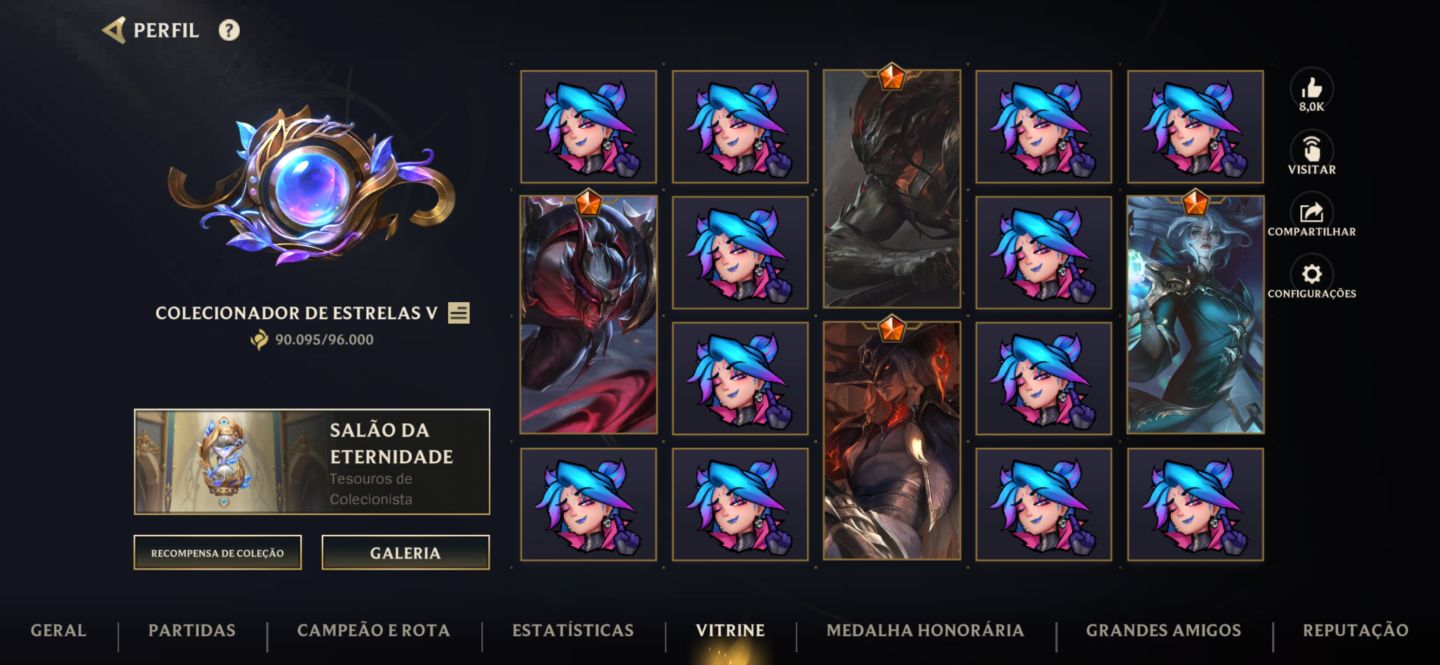 CONTA DE WILD RIFT PARA QUEM GOSTA DE JOGAR DE ASSASSINO E LUTADOR