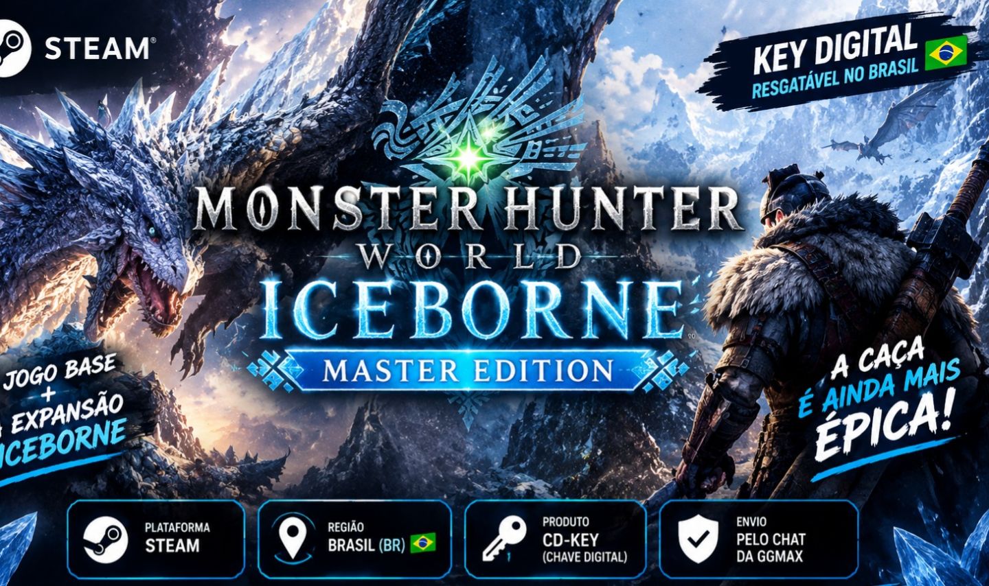 MONSTER HUNTER WORLD: ICEBORNE MASTER EDITION | STEAM KEY | BRASIL