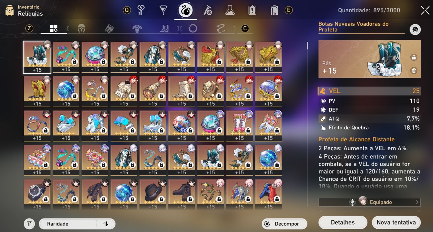 20 PERSONAGENS 5 TL 70 LOBA NV 999 + BIS + HIMEKO NOVA + BIS + 10K JADES