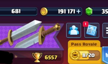 CONTA DE CLASH ROYALE COM 6.5K DE TROFÉUS, MUITO BARATA!