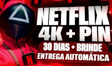 NETFLIX 4K ULTRA HD 30 DIAS | 1 TELA COM PIN E COMPARTILHADA