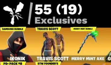 [PS4, XBOX, PC, TUDO] CONTA FORTNITE COM IKONIK, TRAVIS, MINTY