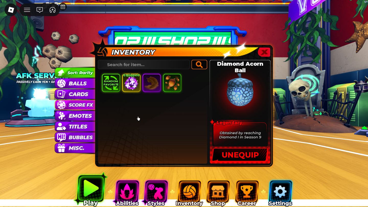 CONTA DE VOLLEYBALL LEGENDS COM TSH +SHIELD BREAKER+332 LUCKY SPIN+2 SLOTS EXTRA