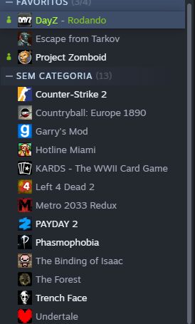 Conta de steam com vários jogos